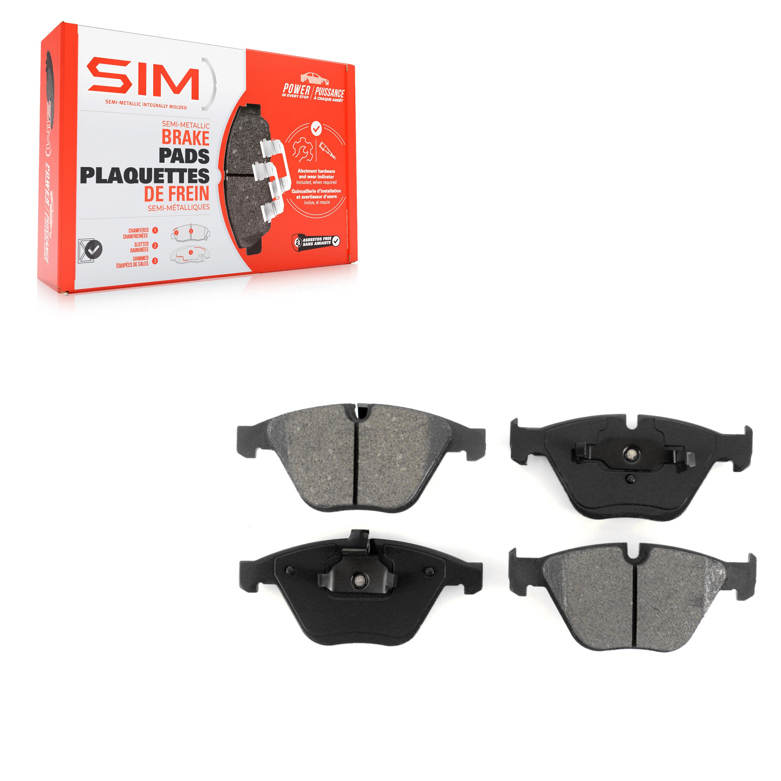 SIM SIM-918 Disc Brake Pad for 2002-2015 BMW X1 product image