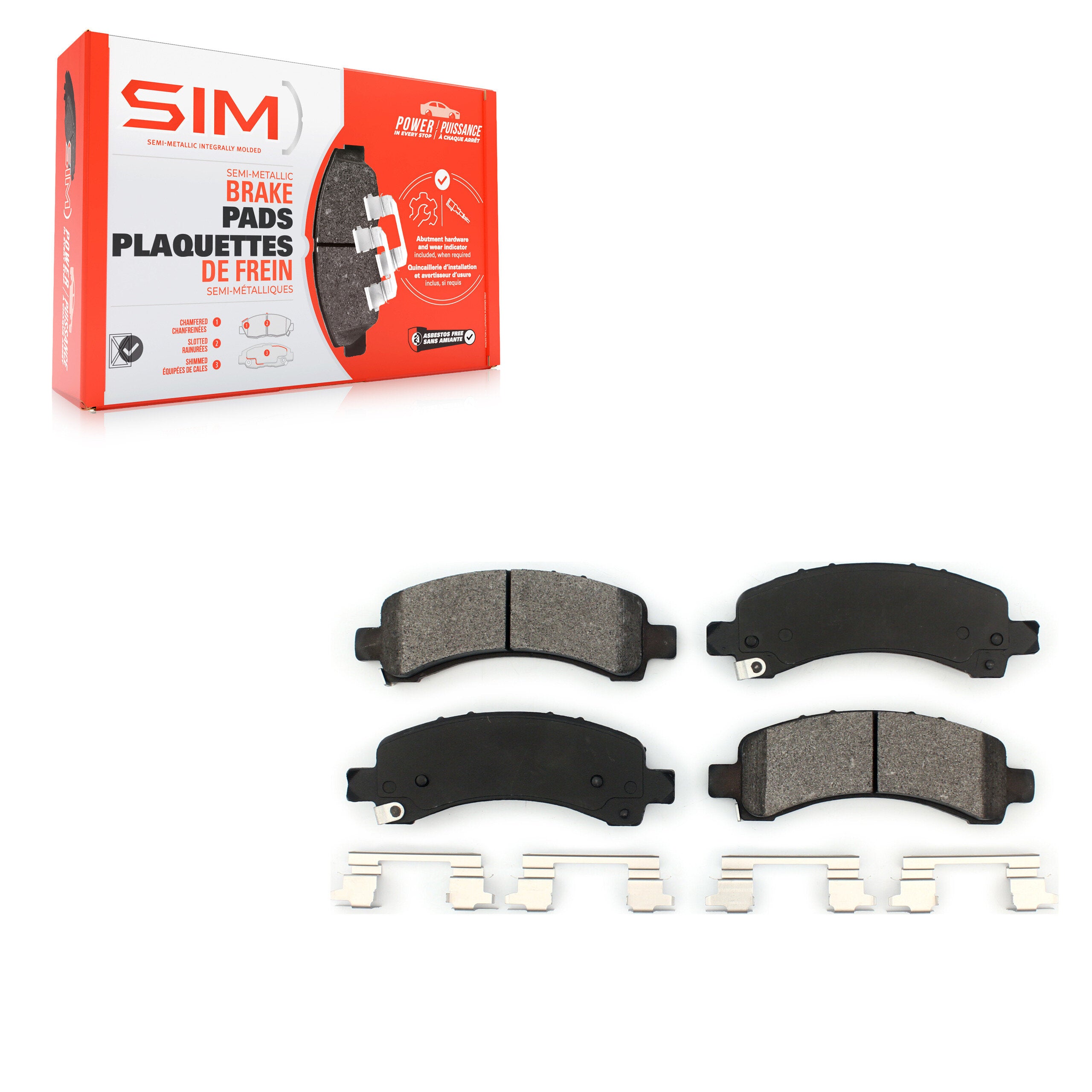 SIM SIM-974 Disc Brake Pad for 2003-2020 Chevrolet Express 4500 product image