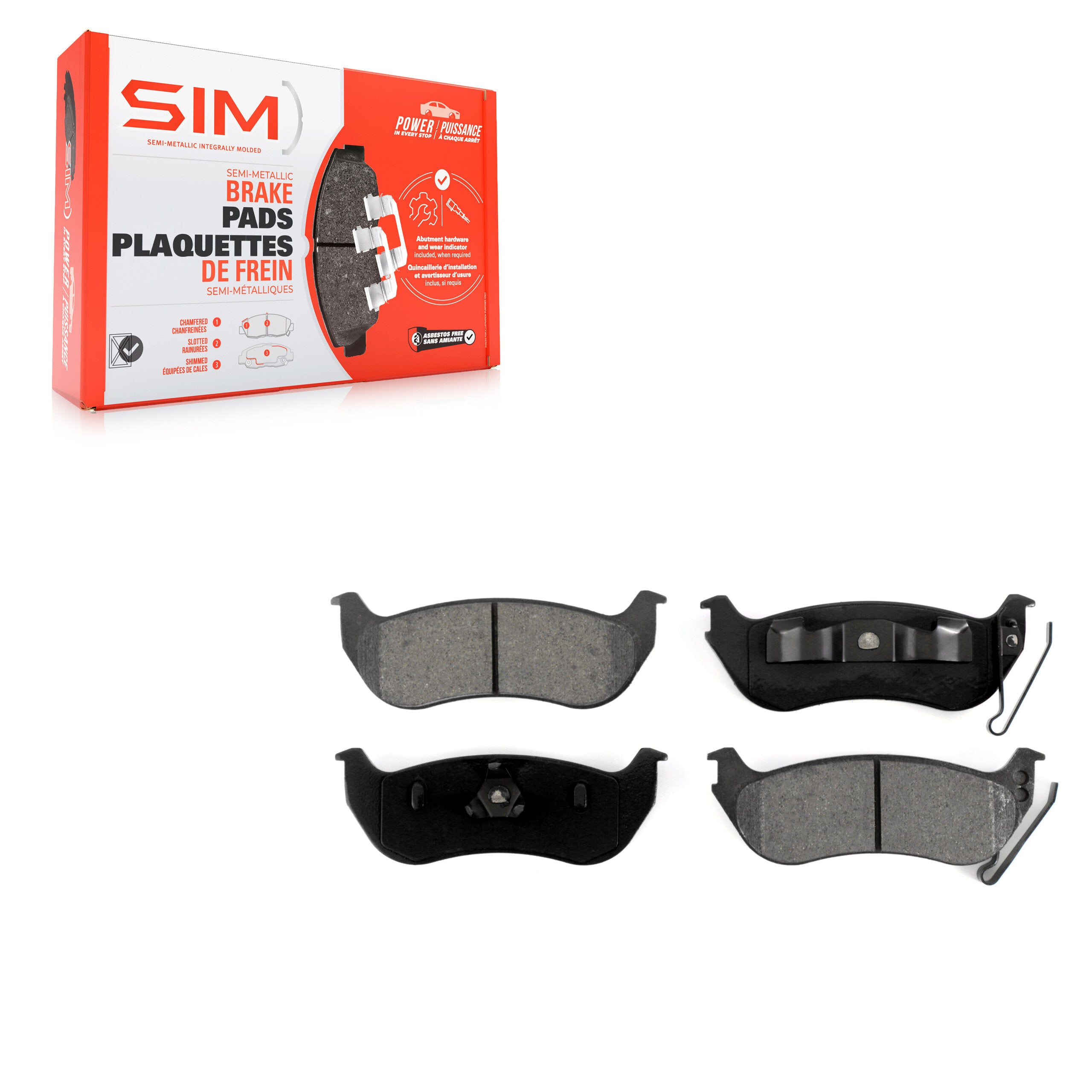 SIM SIM-981 Disc Brake Pad for 2003-2010 Ford Explorer Sport Trac product image