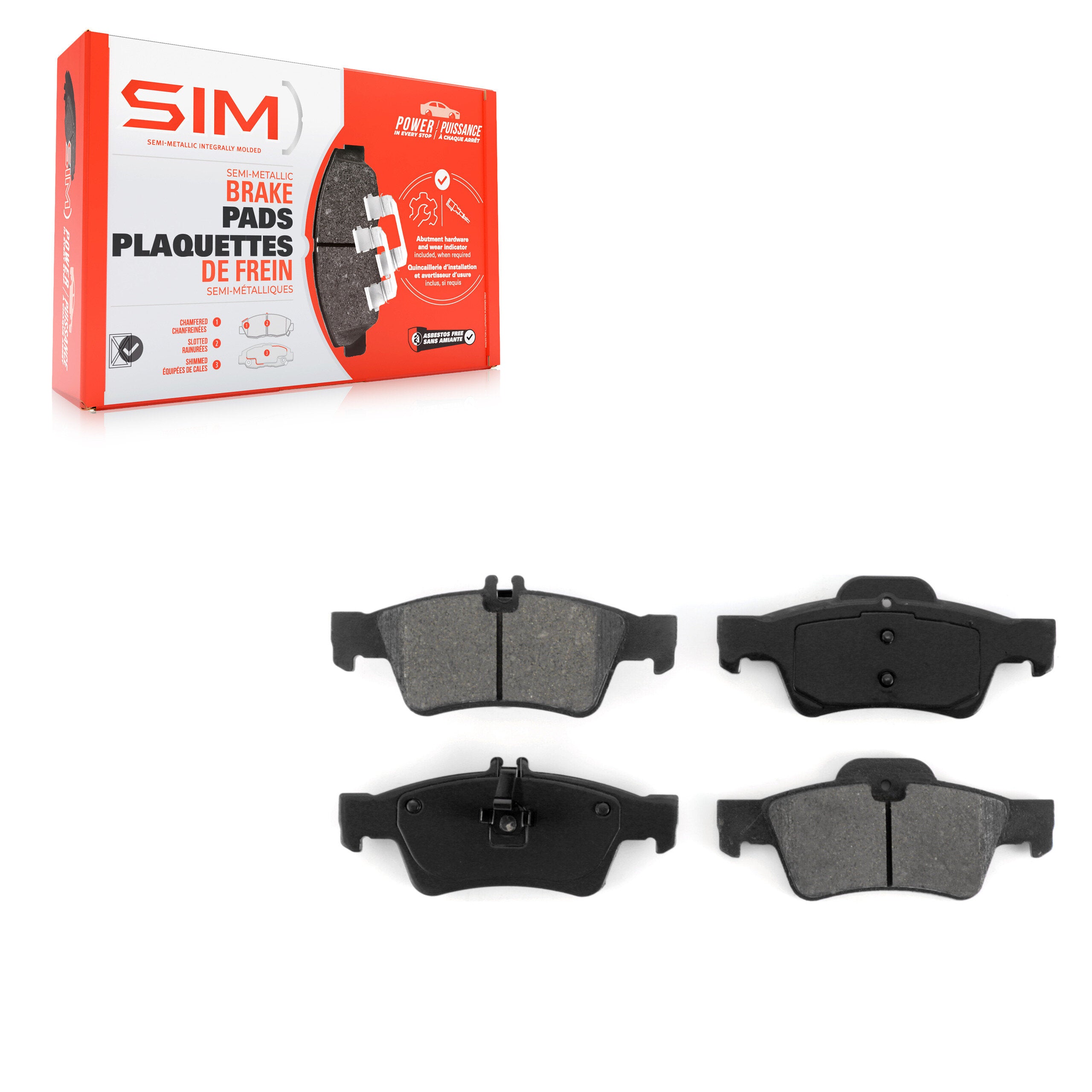 SIM SIM-986 Disc Brake Pad for 2003-2018 Mercedes-Benz E400 product image