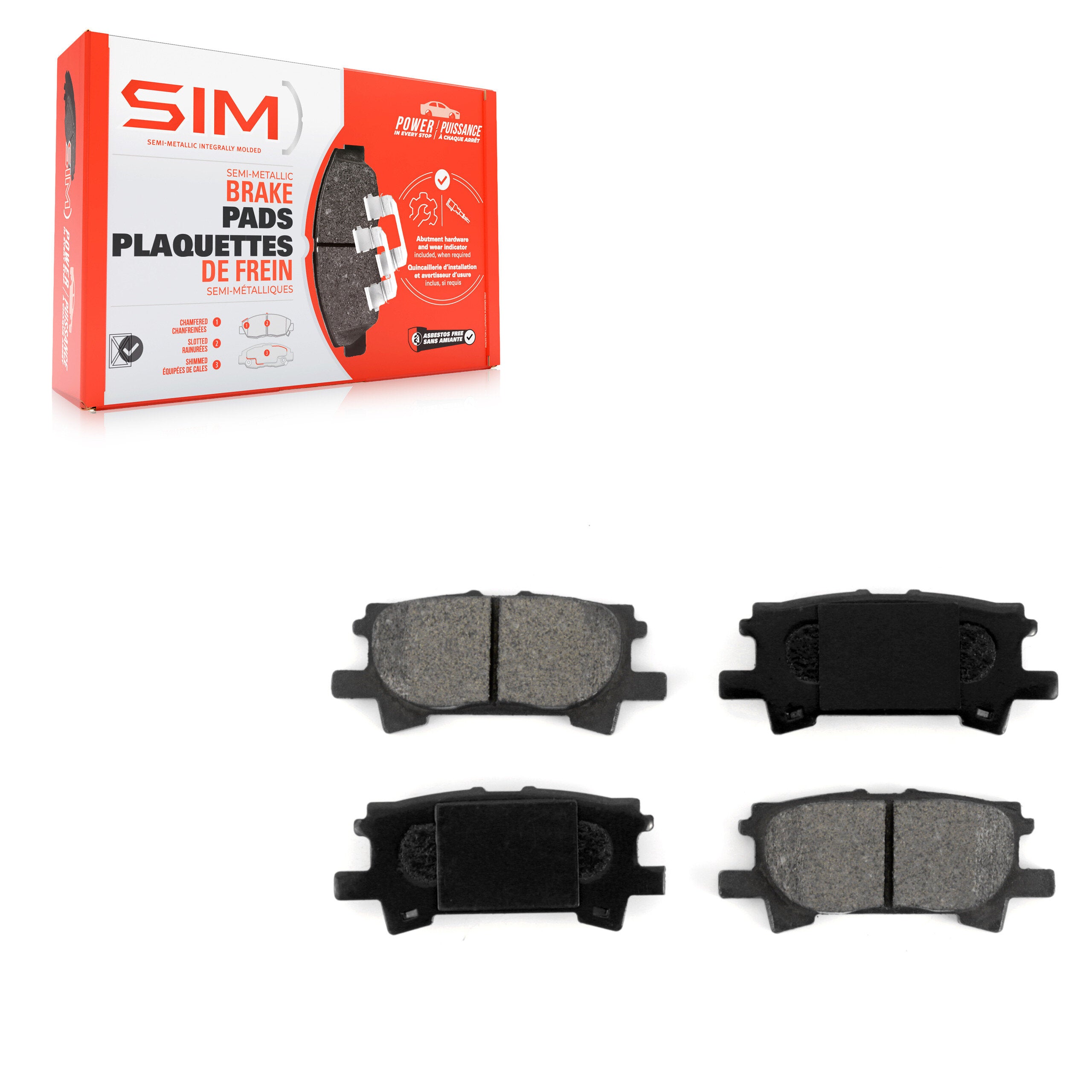 SIM SIM-996 Disc Brake Pad for 2004-2009 Lexus RX350 product image