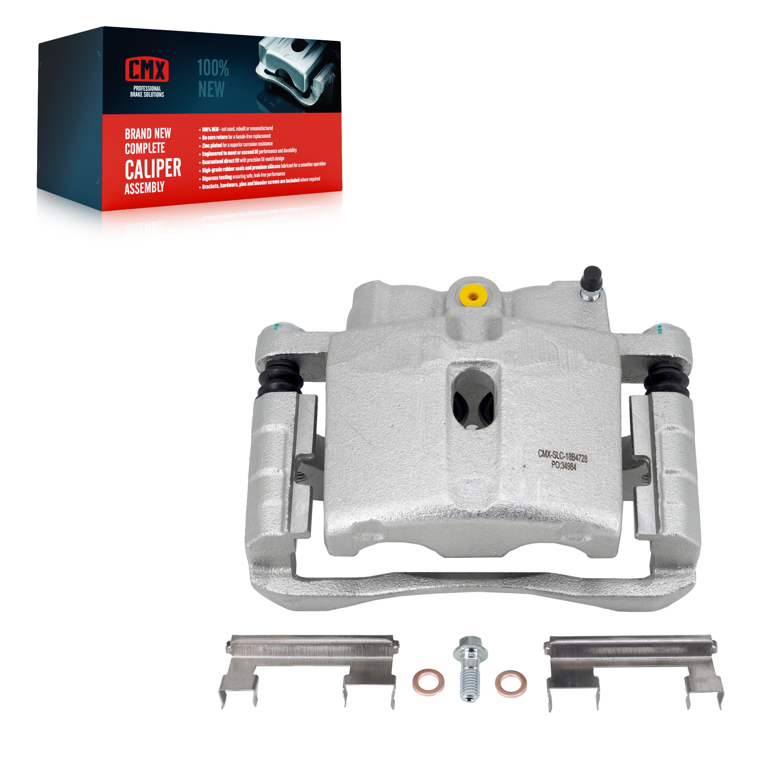 CMX SLC-18B4728 Disc Brake Caliper for 1999-2013 Chevrolet Silverado 1500 Classic product image