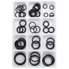 Silicone Black O-Ring Sealing Set for Automotive & General Plumbling and Faucet Repair (50Pcs)