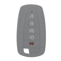 Silicone Key Cover for Ford Fusion Explorer Edge Mustang Expedition 2017-2021 M3N-A2C93142600 164-R8149 (5 Button - Grey)