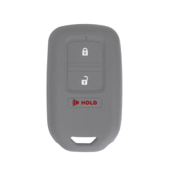 Silicone Key Cover for Honda Pilot CR-V Civic 2016-2021 KR5V1X 72147-TP6-A51 (Grey - 3 Button)