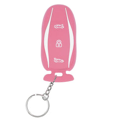 Silicone Key Cover for Tesla Model X (Pink - 3 Button)