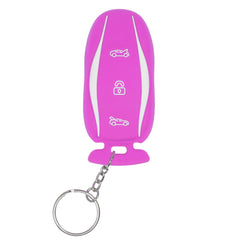 Silicone Key Cover for Tesla Model X (Purple - 3 Button)