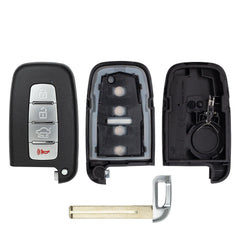 Smart Key Fob Shell Case for Azera Genesis Sonata Forte Optima Rio Sorento 2009-2014 SY5HMFNA04 ‎95440-3N250 (4-Button)
