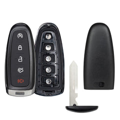 Key Fob Shell Case for Ford Edge Explorer Flex Taurus Focus Expedition Escape M3N5WY8610 (5 button)