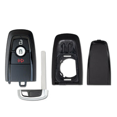Smart Key Fob Shell Case for Ford Edge Explorer Fusion Ecosport Ranger Escape Bronco Maverick M3N-A2C931423 164-R8163 (3 Button)