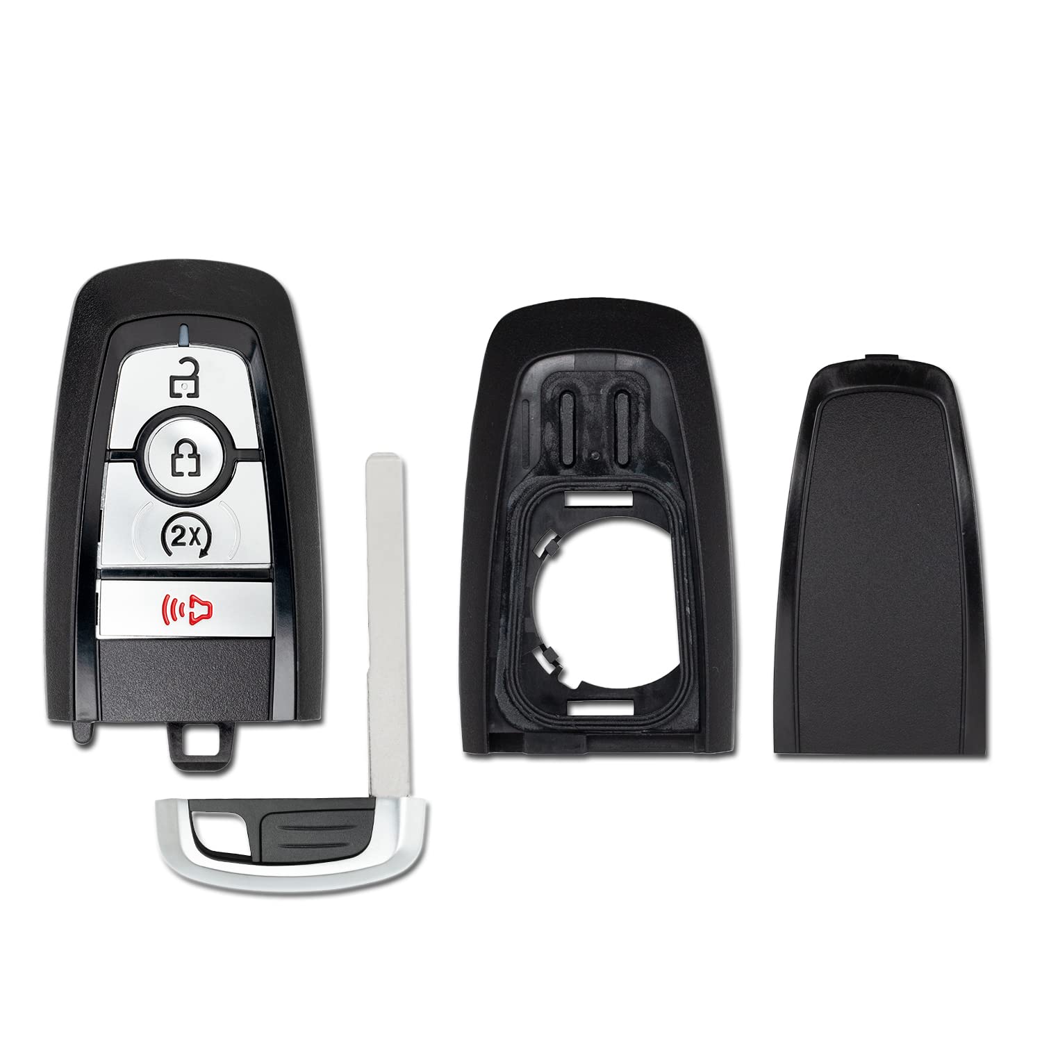 Smart Key Fob Shell Case for Ford Edge Ranger 2017-2022 M3N-A2C931426 164-R8182 (4 Button)
