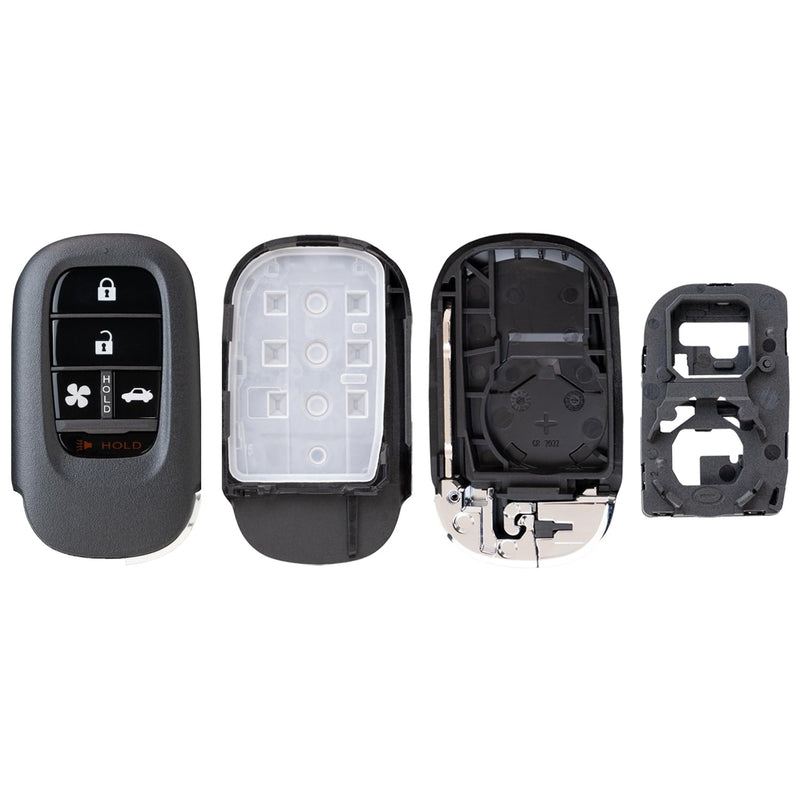 Smart Key Fob Shell Case for Honda Accord Civic 2022-2024 KR5TP-4 72147-T20-A01 (5 Button Fan & Trunk)