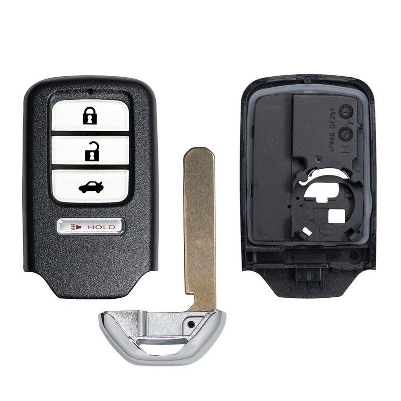 Smart Key Fob Shell Case for Honda Civic 2016-2020 KR5V2X N5F-S0084A (4-Button)