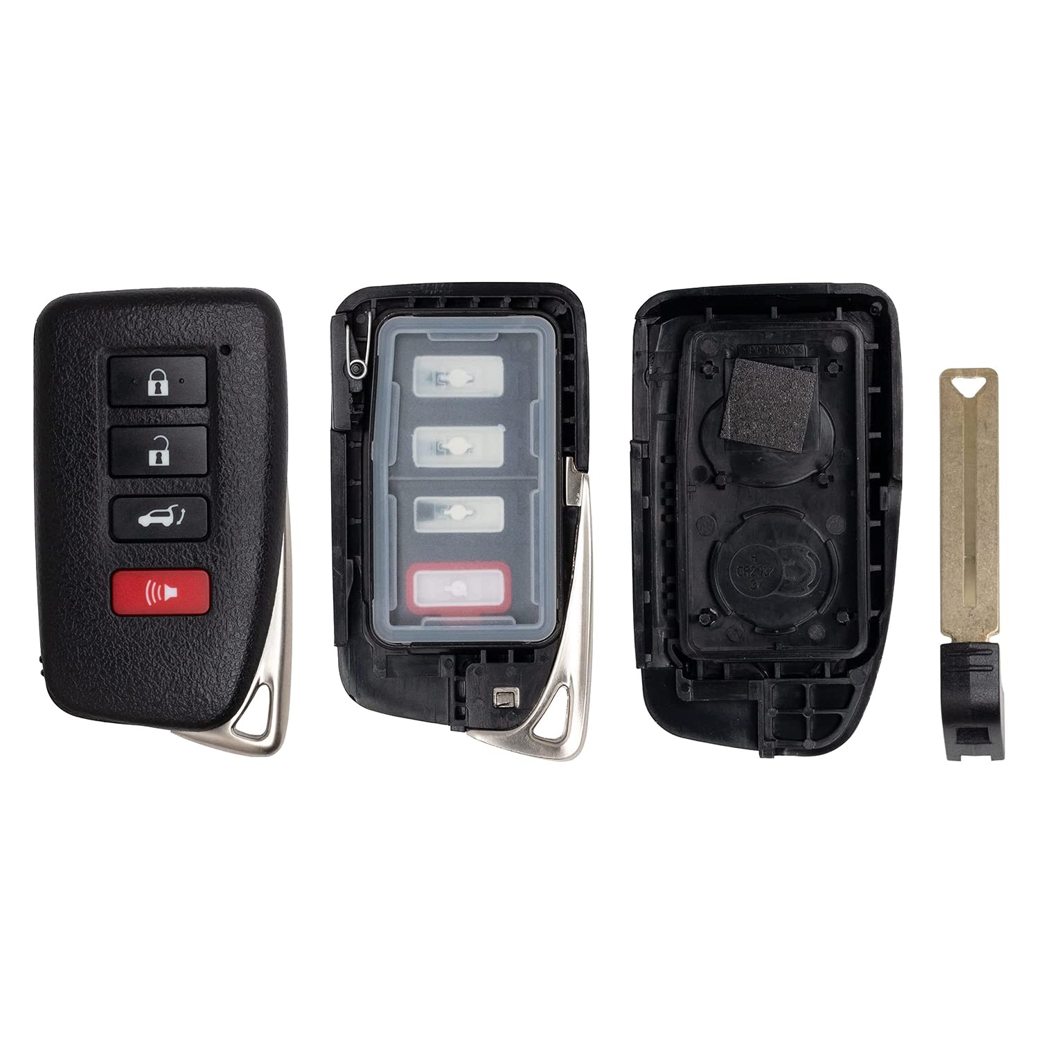Smart Key Fob Shell Case for Lexus NX200T NX LX570 RX350 RX450H 2015-2020 HYQ14FBA 8990406140 (4 Button)