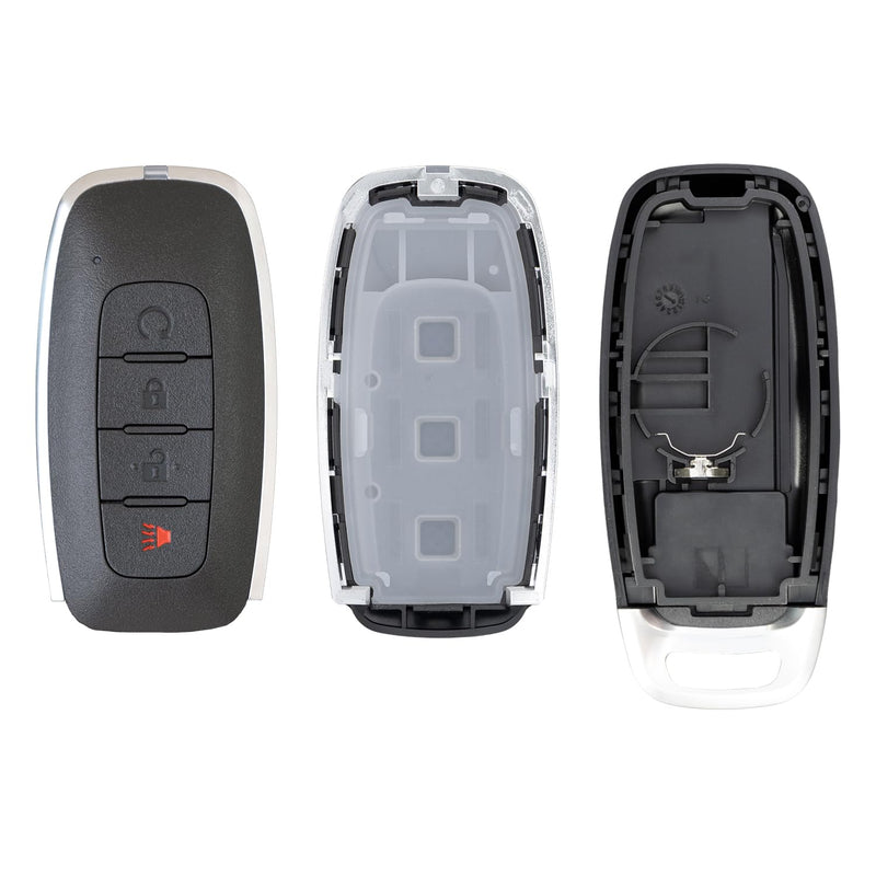 Smart Key Fob Shell Case for Nissan Kicks Pathfinder Rogue 2022-2024 KR5TXPZ3 285E3-6RA5A (4 Button RS)