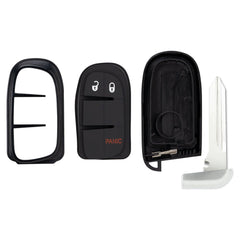 Smart Key Fob Shell Case for Ram 1500 2500 Cherokee 2013-2021 GQ4-54T 68105078 (3 Button)