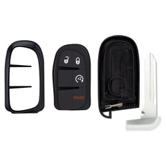 Smart Key Fob Shell Case for Ram 1500 2500 Cherokee 2013-2021 GQ4-54T 68105078 (4 Button - RS)