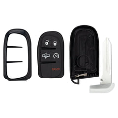 Smart Key Fob Shell Case for Ram 1500 2500 Cherokee 2013-2021 GQ4-54T 68105078 (5 Button)