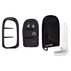 Smart Key Fob Shell Case for Ram 1500 2500 Cherokee 2013-2021 GQ4-54T 68105078 (RS - 4 Button)