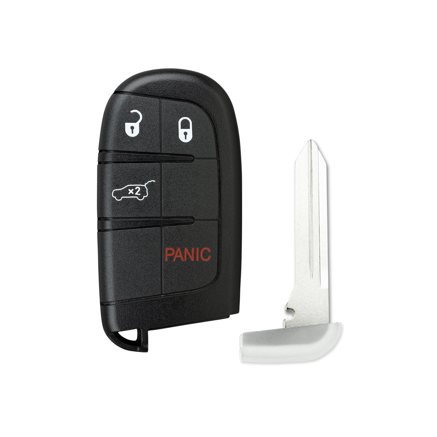Smart Keyless Fob for Dodge Durango 2014-2023 M3N40821302 68066350AB (4 Button - Hatch)
