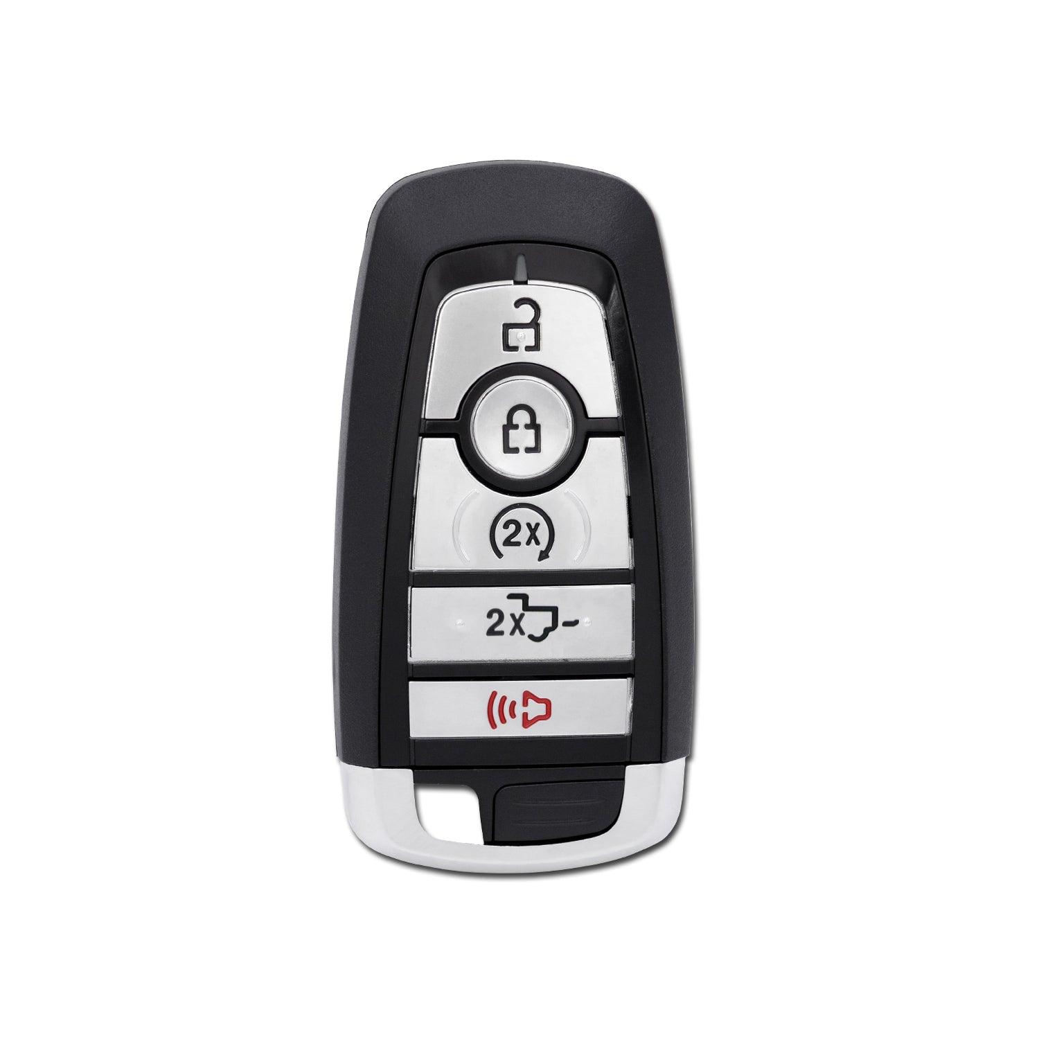 Smart Keyless Fob for Ford F150 F-Series Bronco 2017-2021 M3N-A2C93142600 164-R8166 (5-Button)