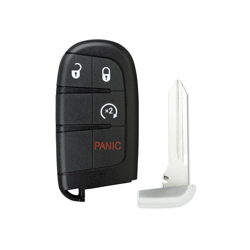 Smart Keyless Fob for Journey Durango Compass Grand Cherokee 300 200 Charger Challenger M3N40821302 68066350 (4 Button)