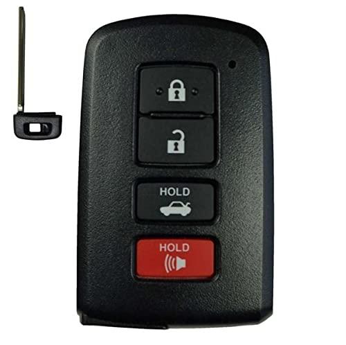 Smart Keyless Fob for Toyota Corolla Camry Avalon 2014-2017 HYQ14FBA 89070-06421 (4 Button)