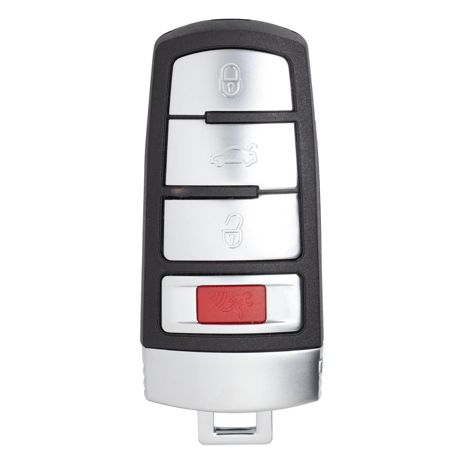 Smart Keyless Fob for Volkswagen Passat CC 2006-2015 NBG009066T HLO 3C0 959 752 N (4 Button)