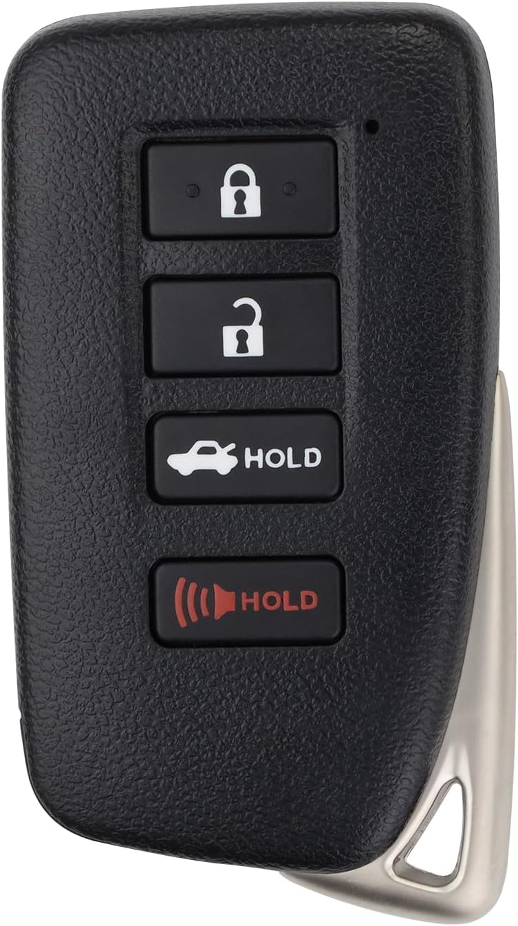 StandardAutoPart 4 Button Smart Proximity Key Fob Remote Compatible with Lexus IS200T IS250 IS300 IS350 RC300 RC350 HYQ14FBA (AG Board - 2020) 89904-53651 IC: 1551A-14FBA
