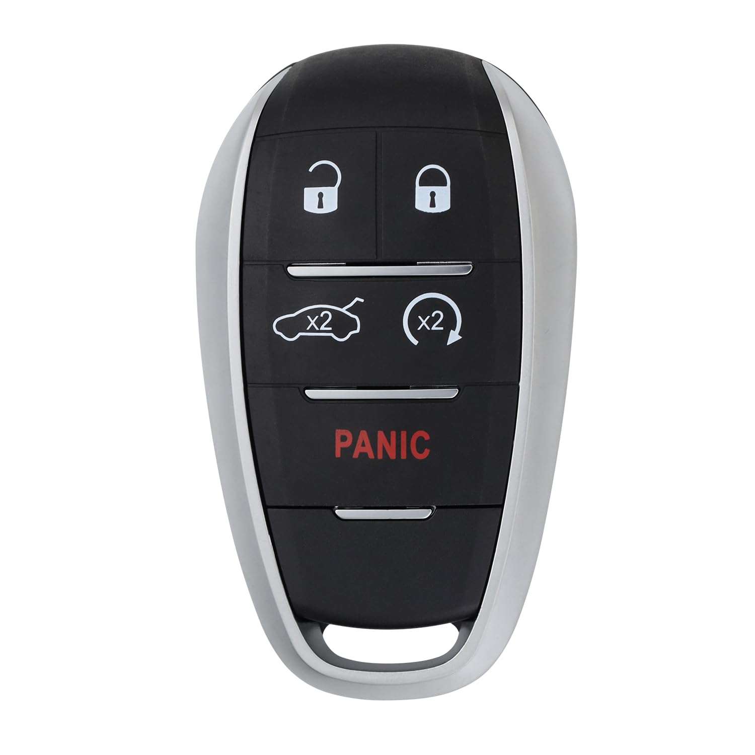 StandardAutoPart Smart Proximity Key Fob Remote Compatible with Alfa Romeo Giulia Stelvio (2017-2024) KR5ALFA434 6EP44LXHAA IC: 7812D-434ALFA (5 Button)