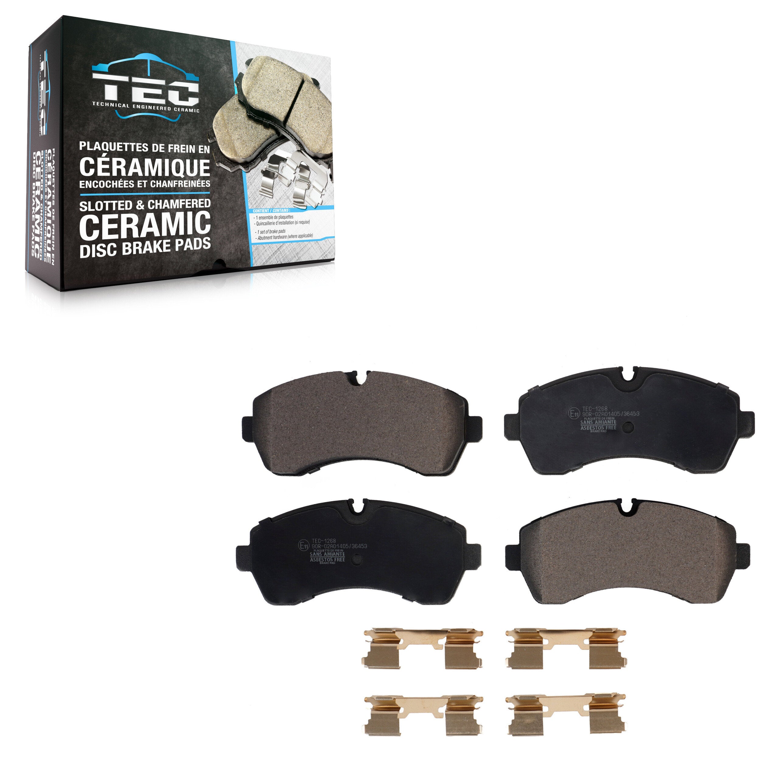 TEC TEC-1268 Disc Brake Pad for 2004-2024 Mercedes-Benz Sprinter 3500 product image