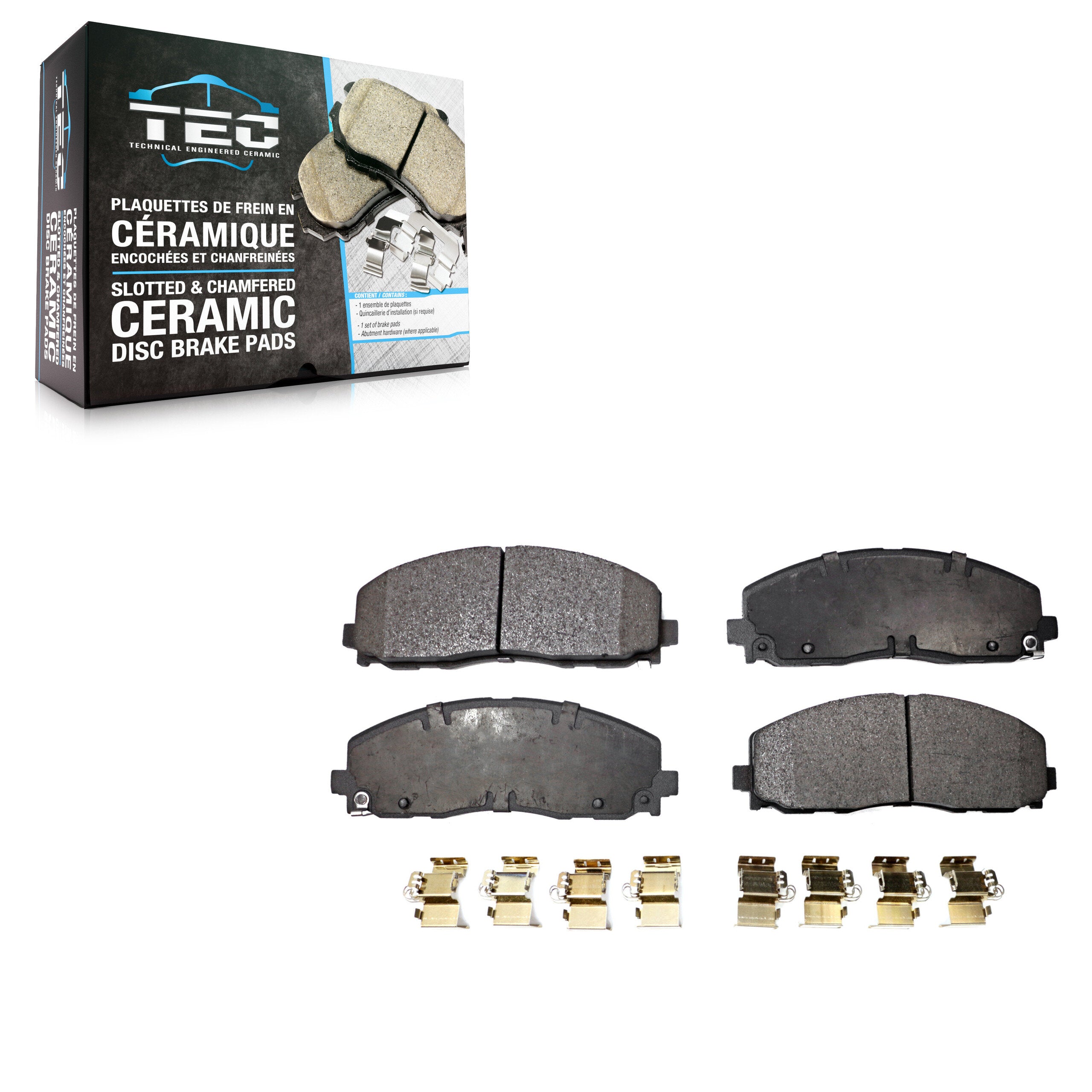 TEC TEC-1589 Disc Brake Pad for 2009-2024 Jeep Wrangler product image
