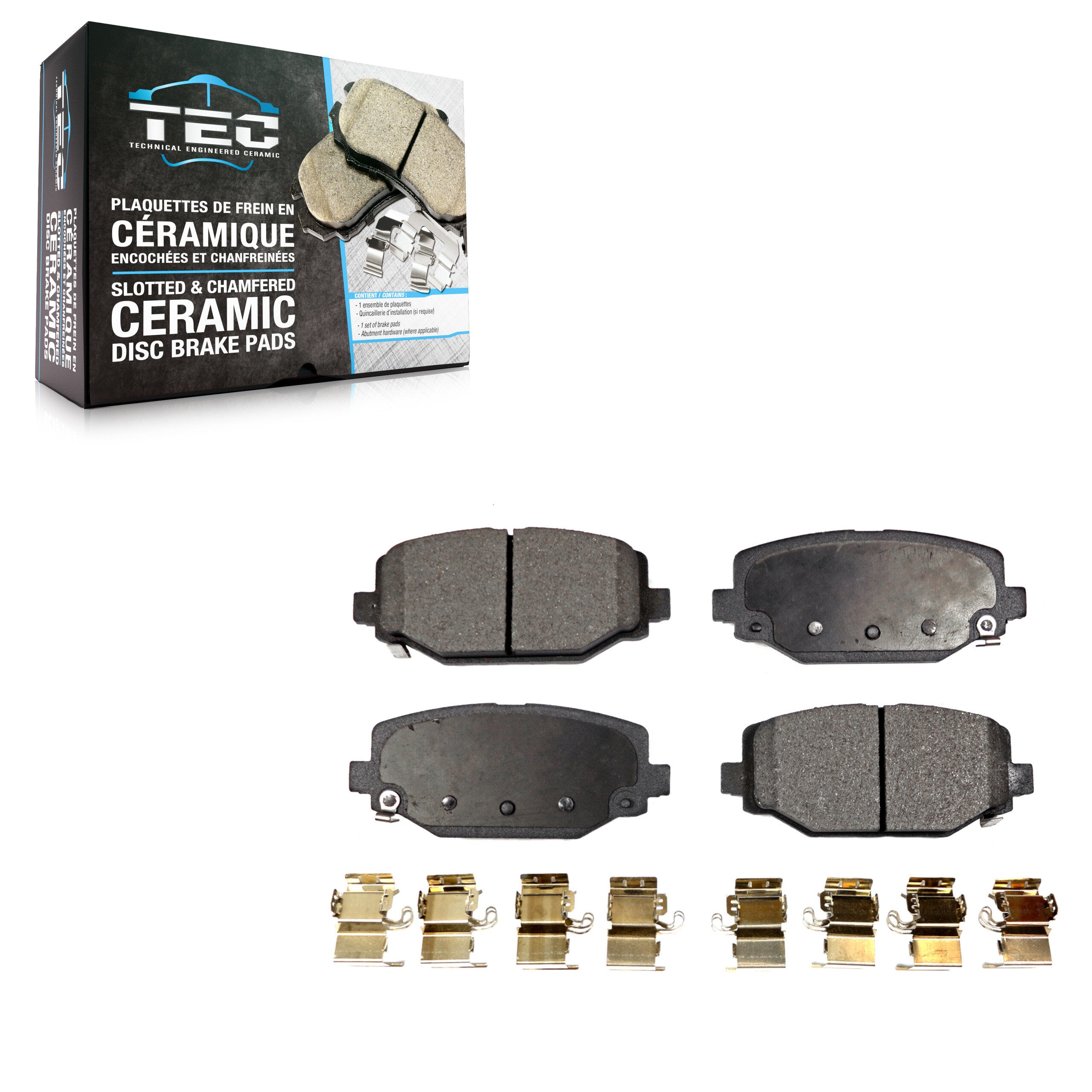 TEC TEC-1596 Disc Brake Pad for 2012-2020 Dodge Grand Caravan product image
