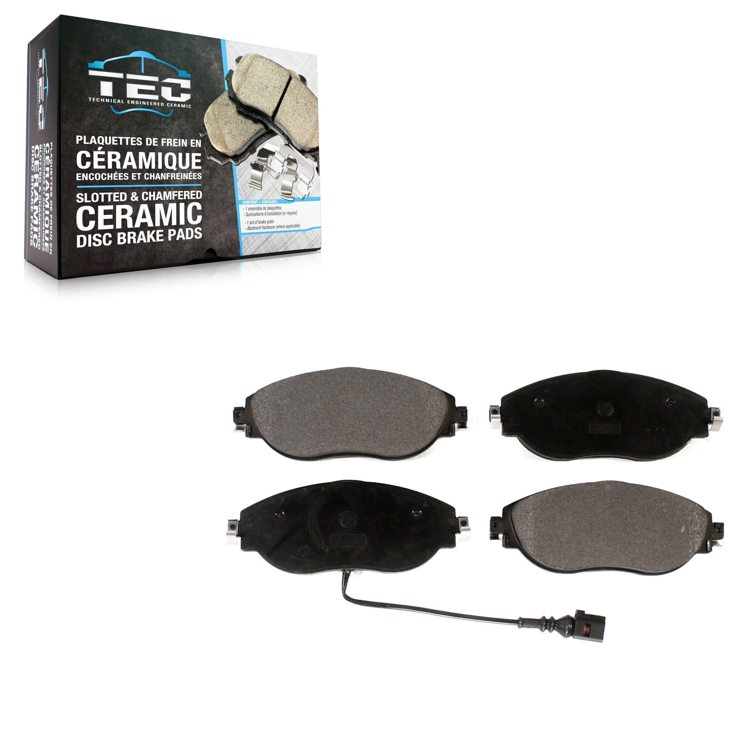 TEC TEC-1633A Disc Brake Pad for 2013-2025 Volkswagen Jetta product image