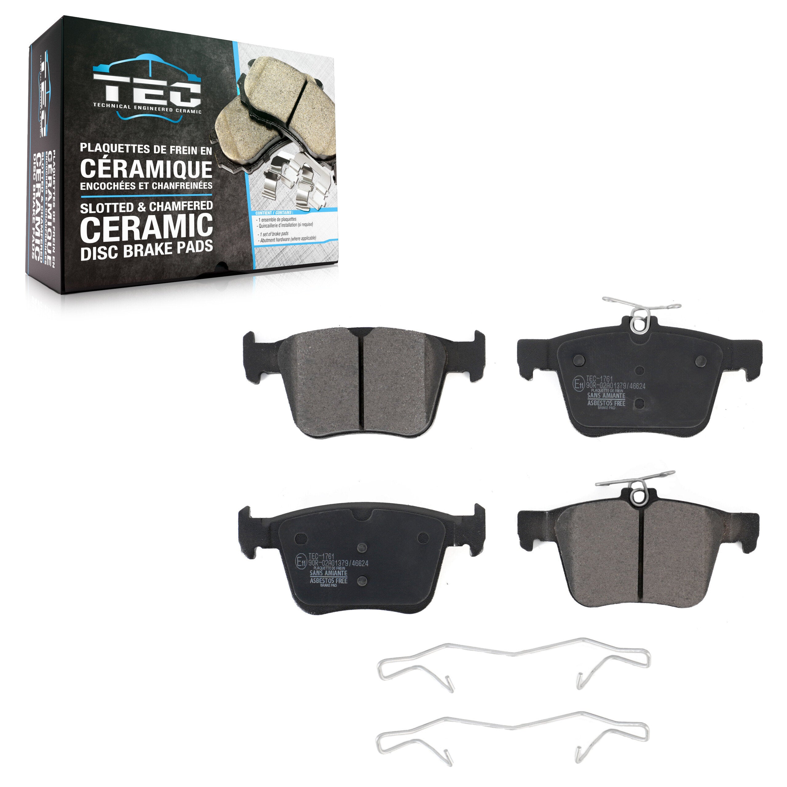 TEC TEC-1761 Disc Brake Pad for 2015-2025 Audi Q3 product image
