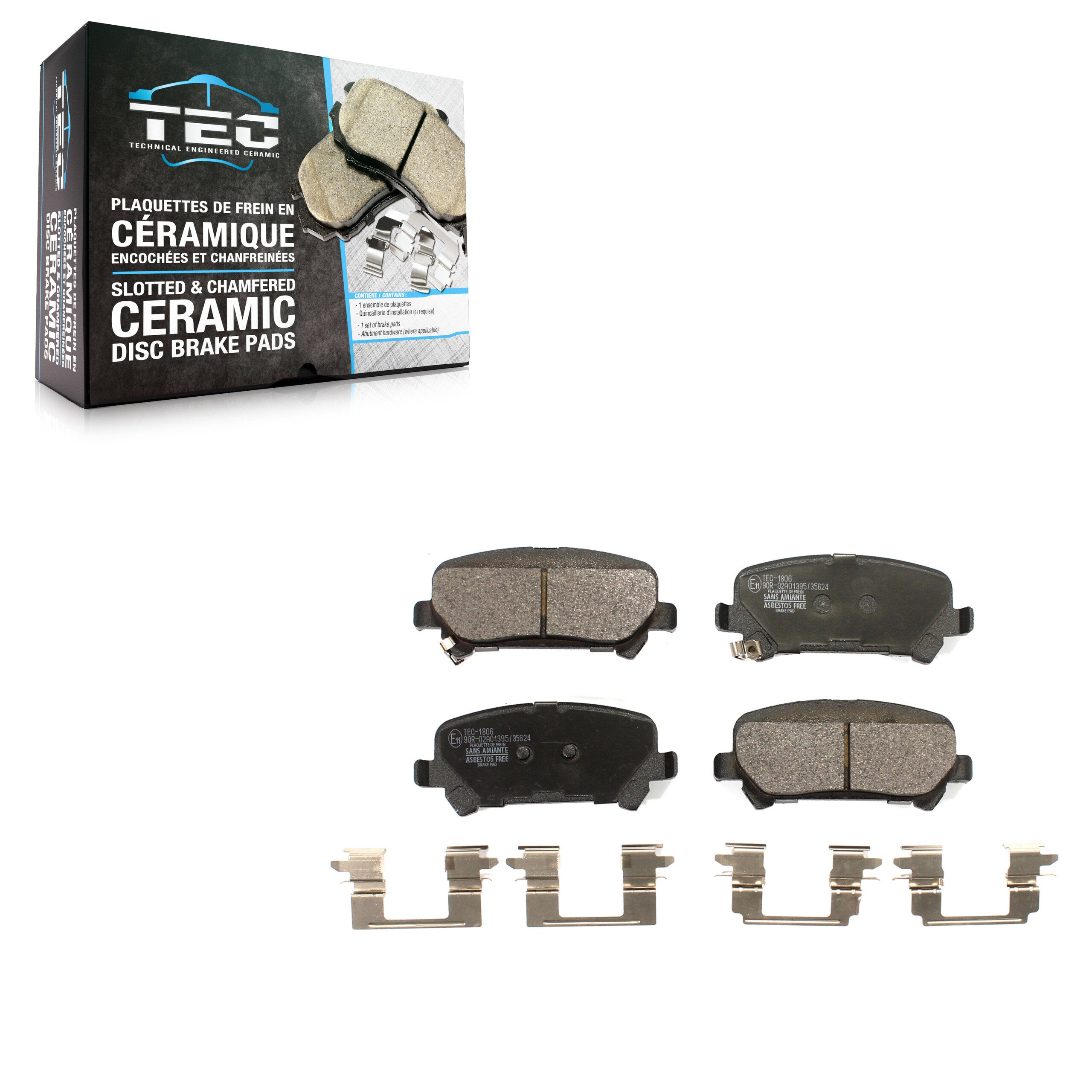 TEC TEC-1806 Disc Brake Pad for 2015-2020 Chevrolet Colorado product image
