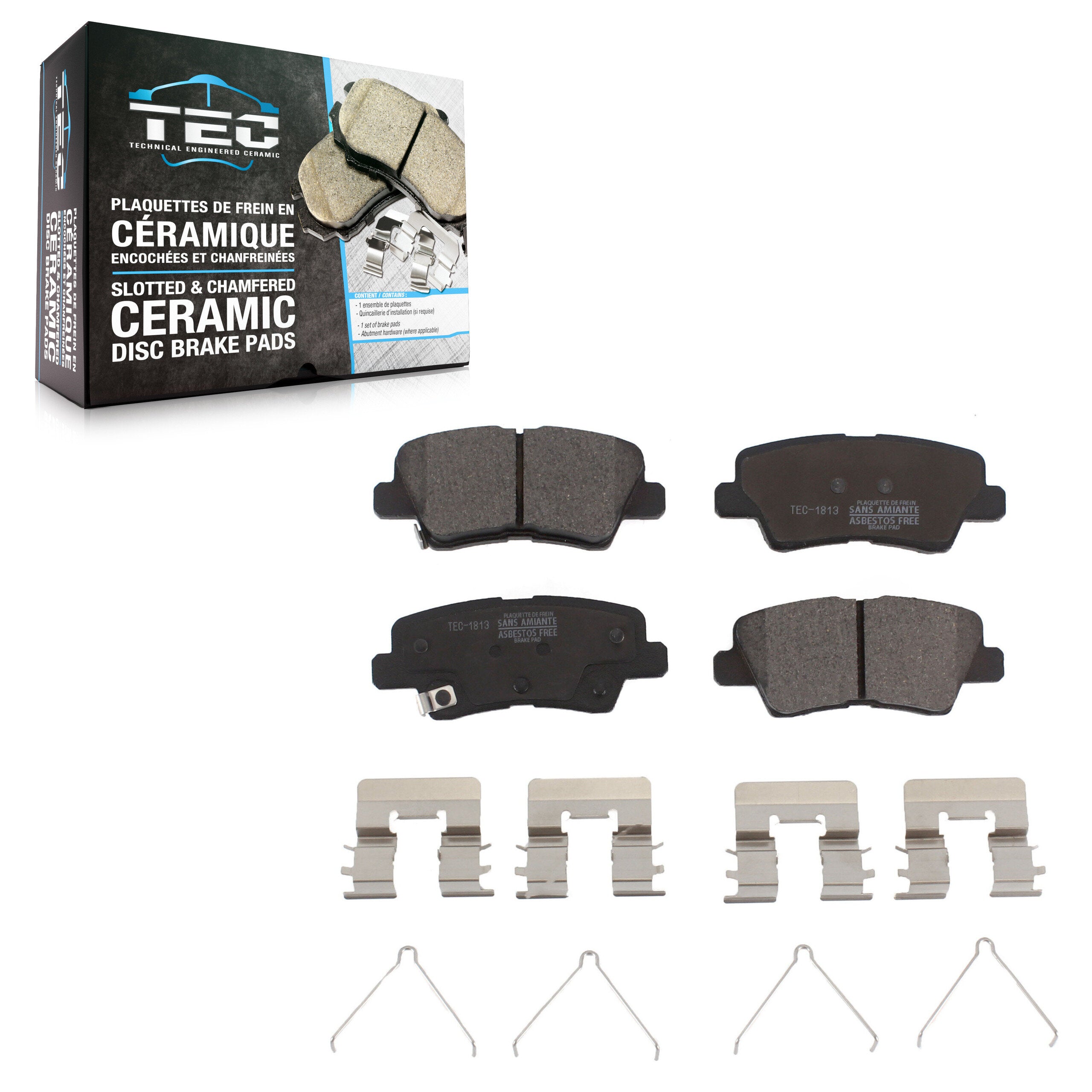 TEC TEC-1813 Disc Brake Pad for 2014-2024 Kia Forte product image
