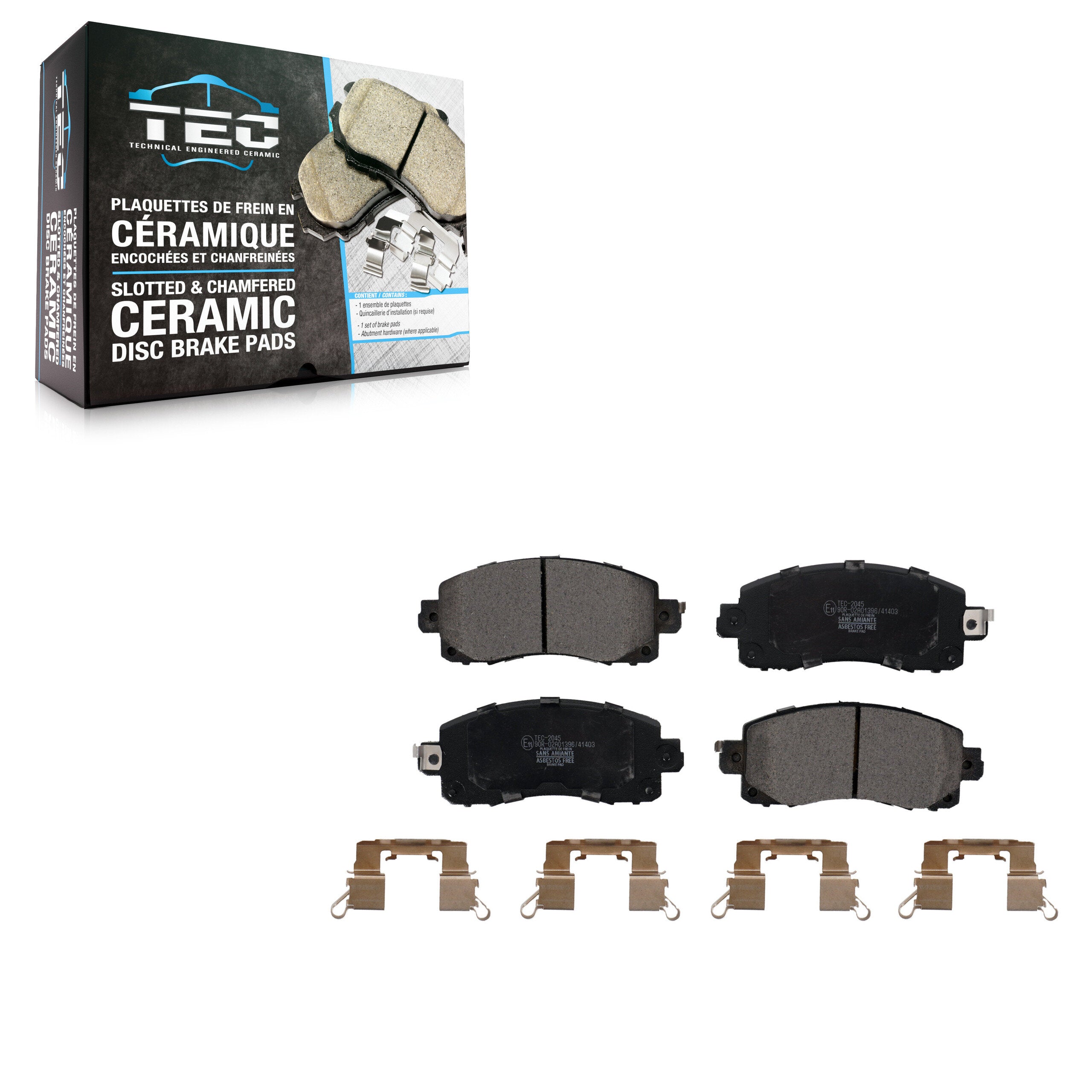 TEC TEC-2045 Disc Brake Pad for 2017-2025 Subaru WRX product image