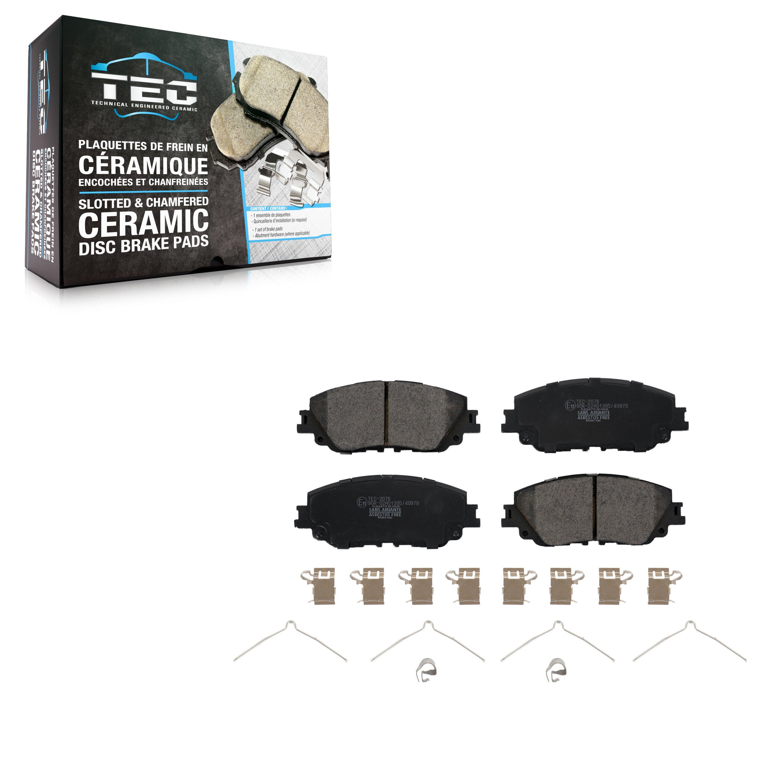 TEC TEC-2076 Disc Brake Pad for 2018-2025 Toyota Camry product image