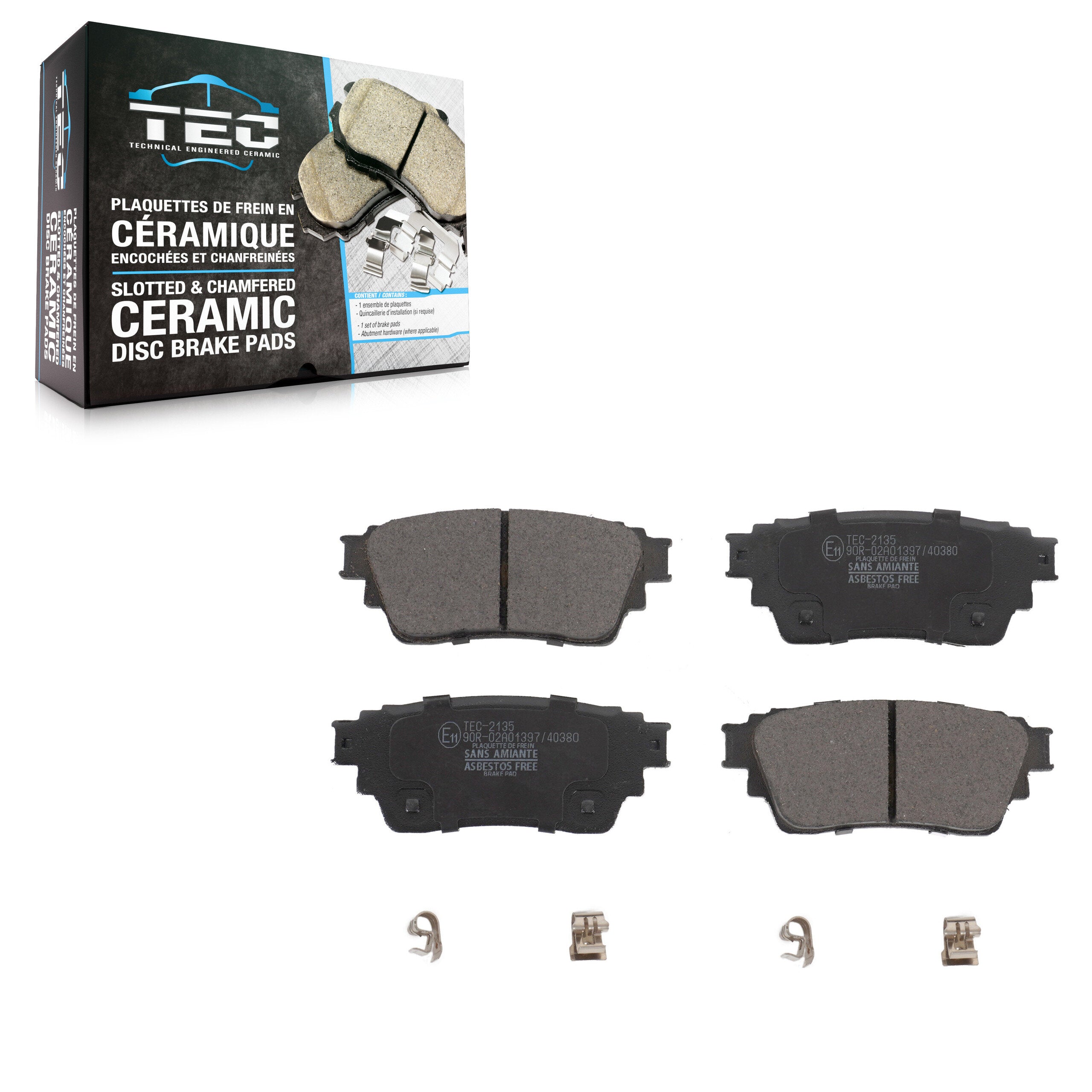 TEC TEC-2135 Disc Brake Pad for 2017-2022 Mitsubishi Eclipse Cross product image