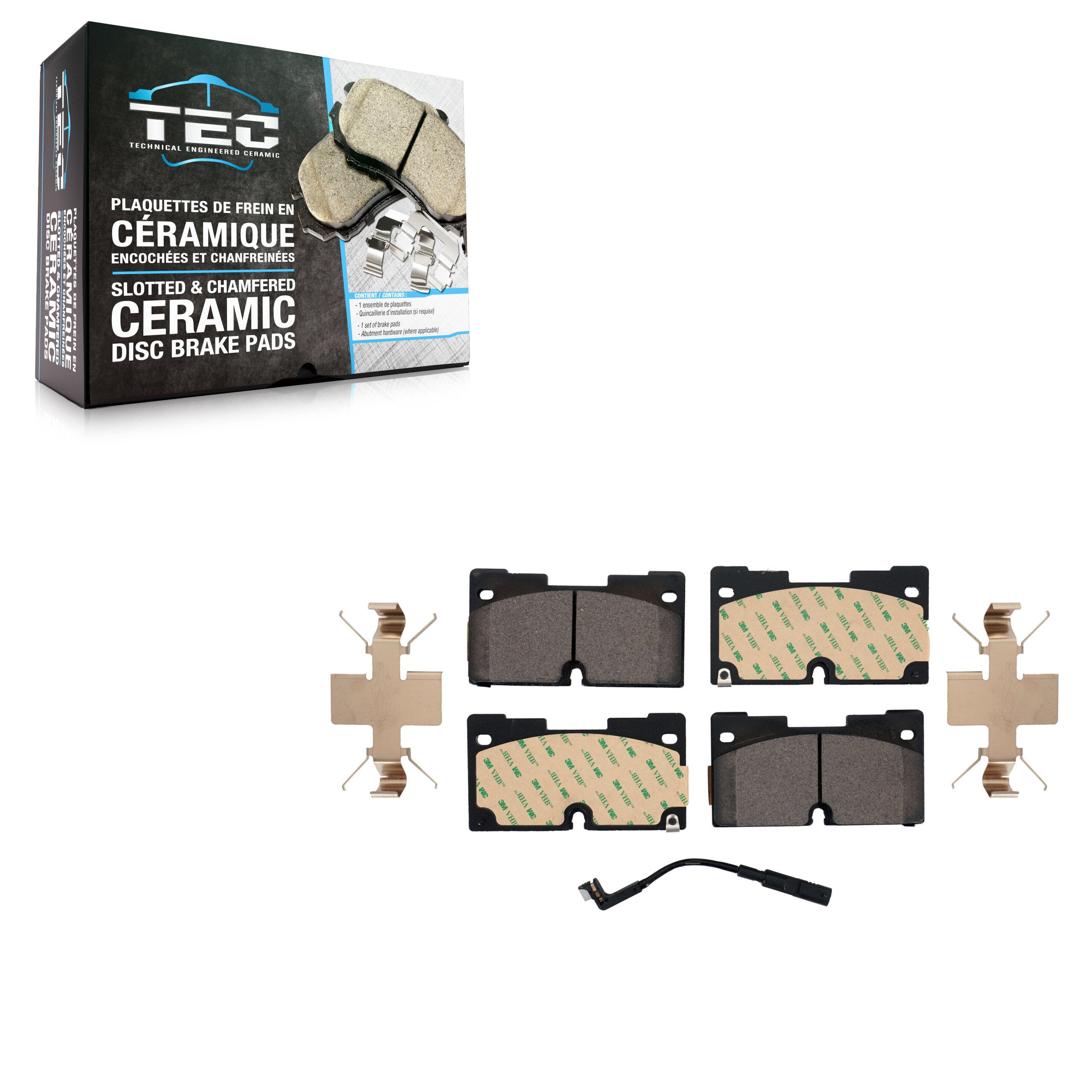 TEC TEC-2173 Disc Brake Pad for 2019-2024 Chevrolet Silverado 1500 LTD product image