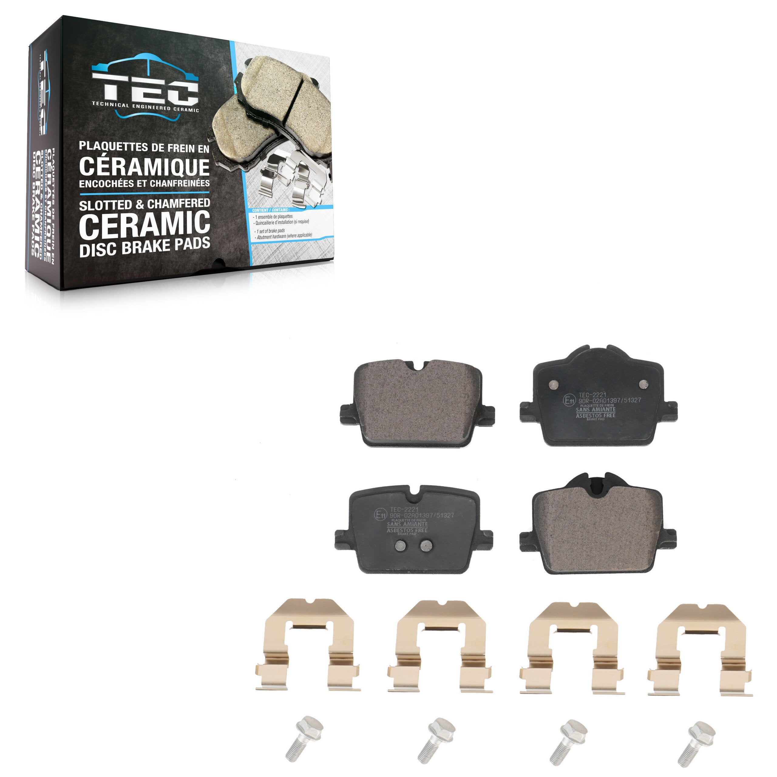 TEC TEC-2221 Disc Brake Pad for 2019-2024 BMW i4 product image