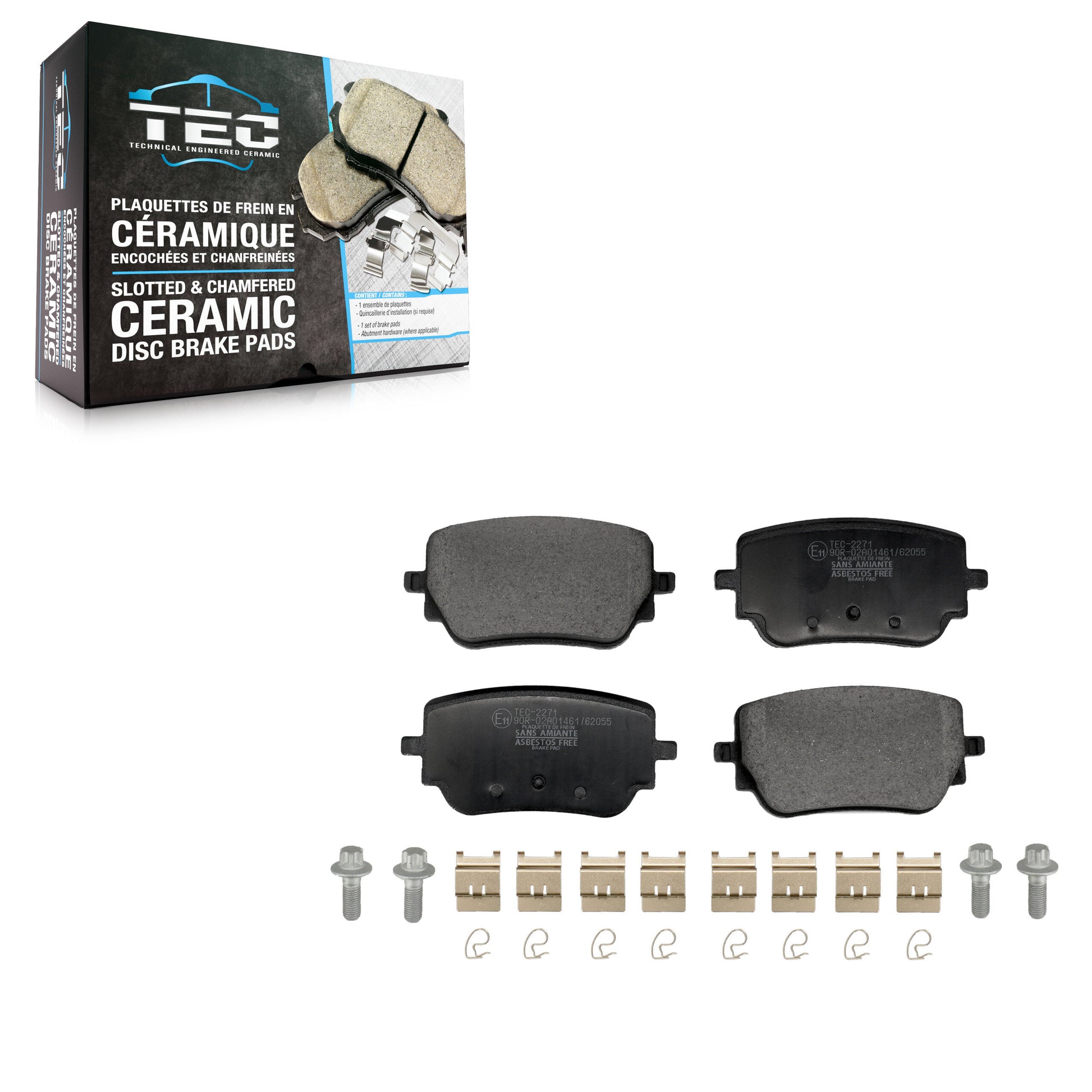 TEC TEC-2271 Disc Brake Pad for 2019-2025 Mercedes-Benz EQB 250+ product image