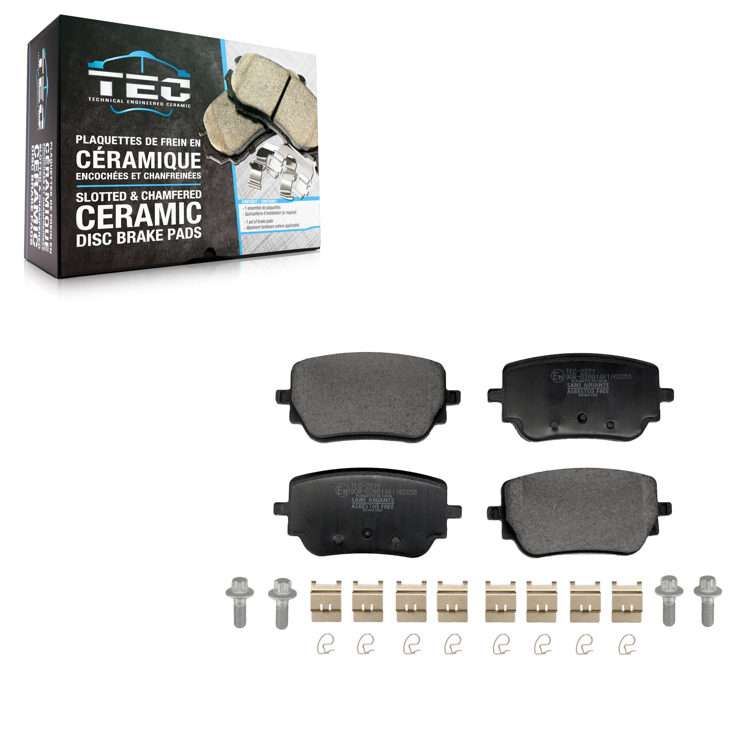 TEC TEC-2271 Disc Brake Pad for 2019-2025 Mercedes-Benz EQB 250+ product image