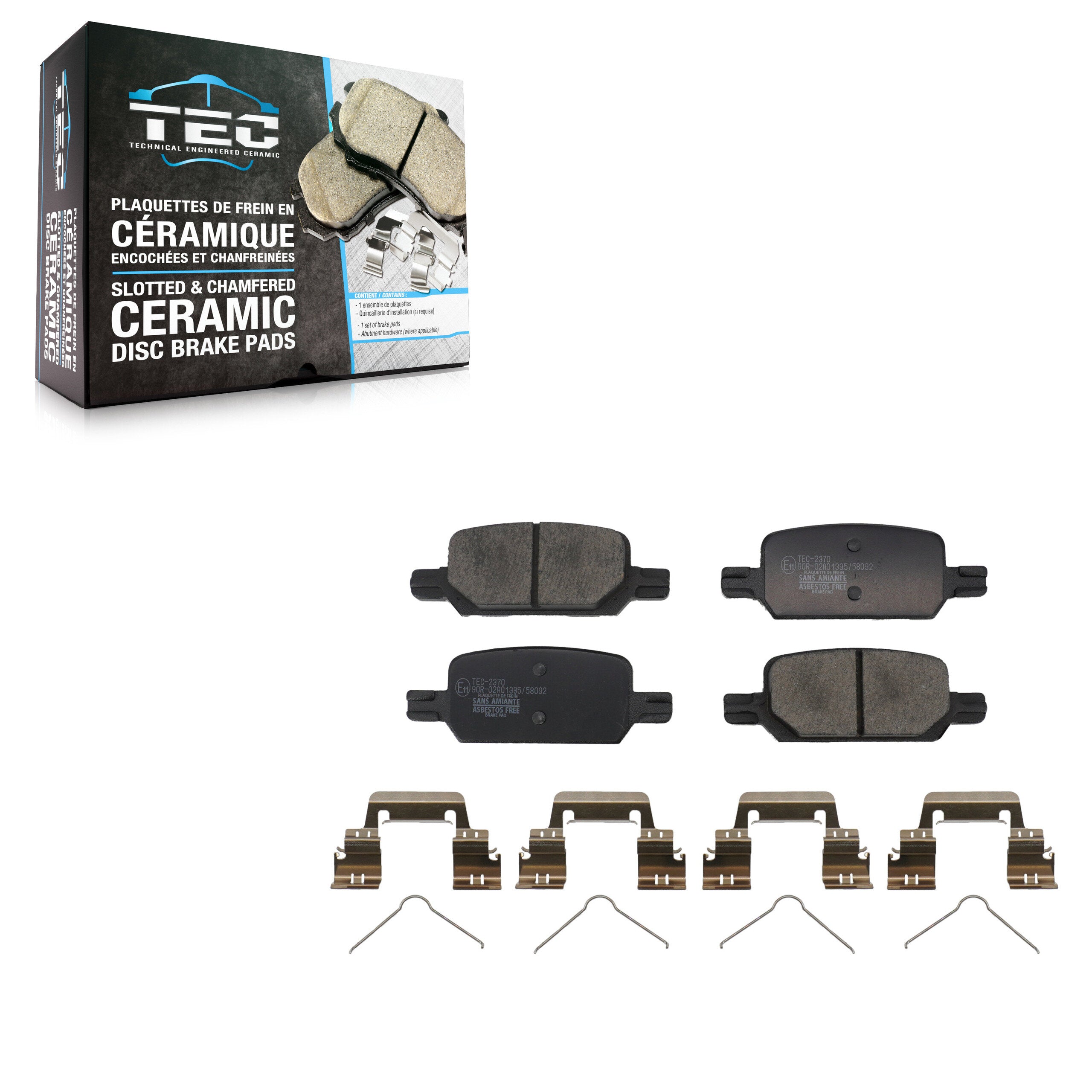 TEC TEC-2370 Disc Brake Pad for 2021-2022 Chevrolet Colorado product image