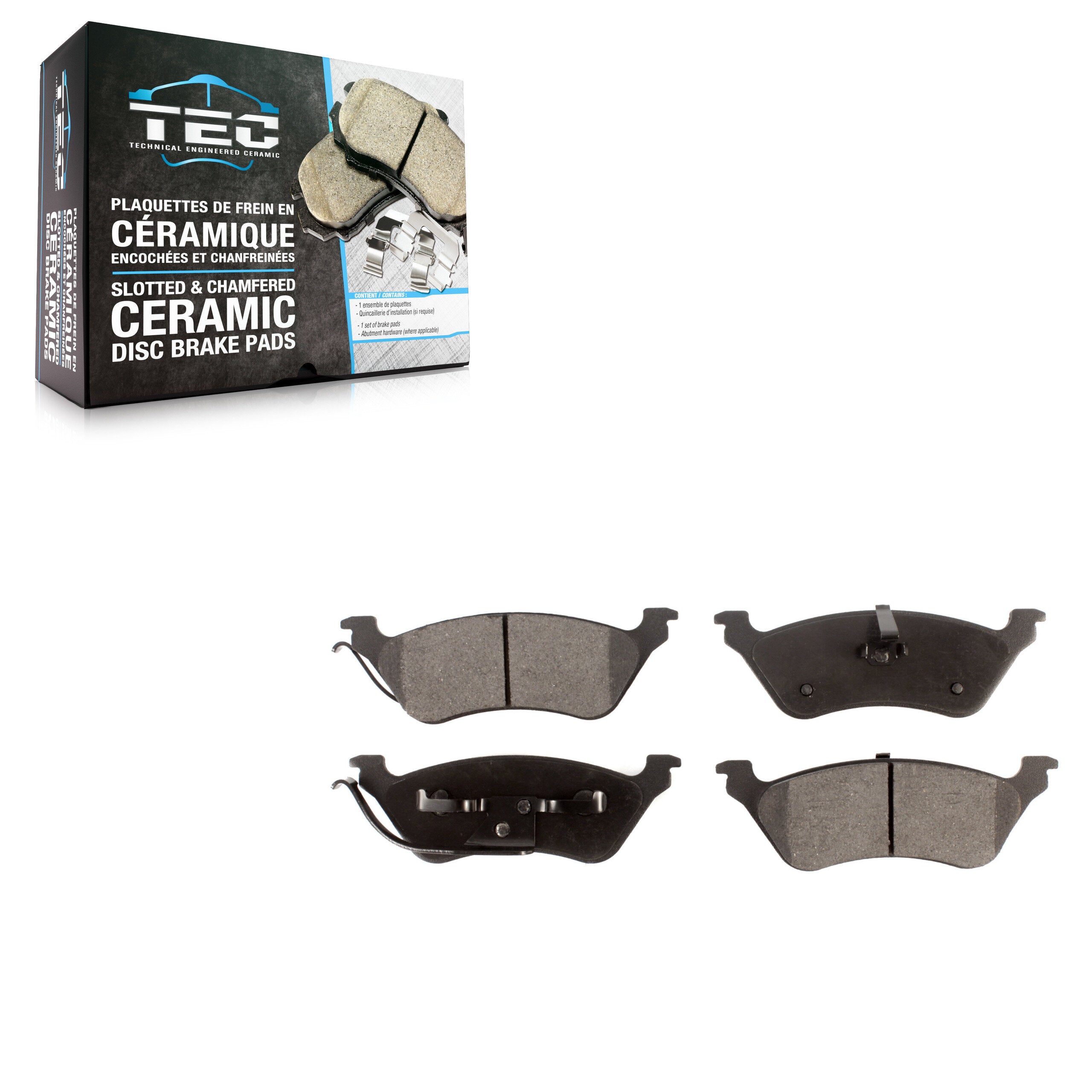 TEC TEC-858 Disc Brake Pad for 2001-2007 Chrysler Grand Voyager product image
