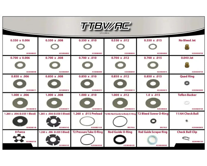 AFCO TTBV/AC Rebuild Kit 11T