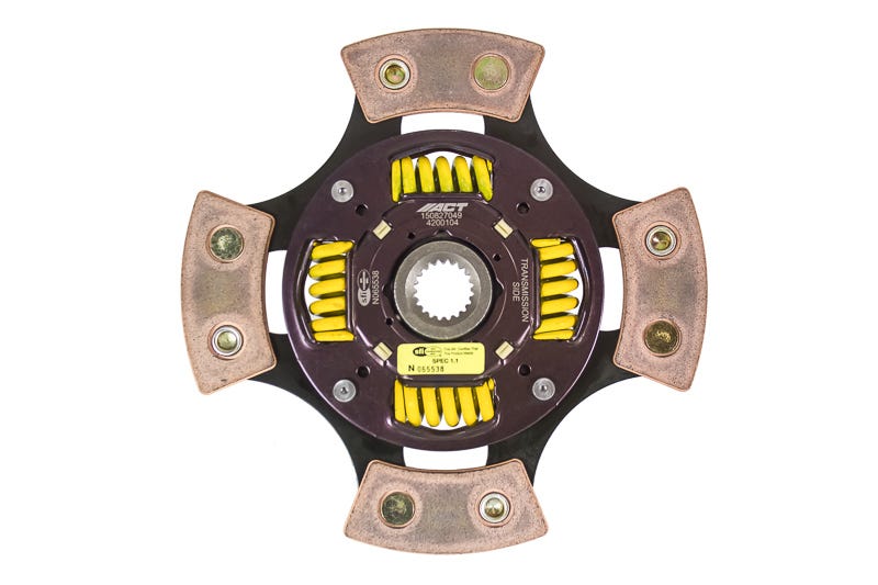 ACT 4200104 4 Pad Sprung Race Disc for 1984–1986 Dodge COLT