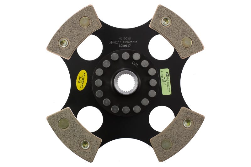 ACT 4210015 4 Pad Rigid Race Disc for 1995–2002 Volkswagen Cabrio