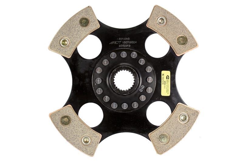 ACT 4212010 4 Pad Rigid Race Disc for 2000–2009 Honda S2000